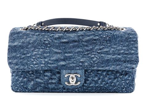 Chanel 2023 Quilted Camellia Pouch 